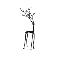 Pendentif de Noël personnalisé en aluminium, motif renne, réutilisable, couleur sur mesure, pour importateurs de décorations d'arbre de Noël