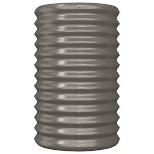 15.7 "x 15.7" x 26.8 "fioriere e fioriere in acciaio verniciato a polvere - Product Image 3