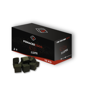 CUBES PLATS CHARBON DE BOIS POUR narguilé 100% Briquette de charbon de bois de Shisha de noix de coco naturelle pour le charbon de bois de l'Inde - Product Image 1