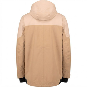 Chaqueta Anorak de Esquí y Snowboard para Hombre, Impermeable 10,000mm, Cortavientos, Aislamiento de Algodón PP, Cierre de Cremallera con Capucha, Diseño Color Block - Product Image 2