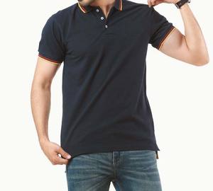 เสื้อโปโลผ้าเจอร์ซีย์คอตตอนแท้สไตล์ใหม่สำหรับฤดูร้อนสำหรับผู้ชาย เสื้อเชิ้ตแขนสั้นปักลายสไตล์ลำลองสำหรับธุรกิจ - Product Image 4