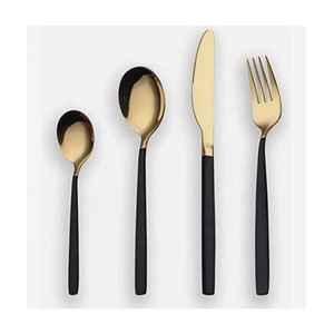 Customize Logo Children Luxury Teddy Bear Amazing Look End Handle Stainless Steel <b>Gold</b> Plated knife and spoon fork cutlery Set - Product Image 5