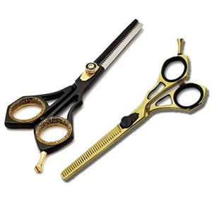 Tijeras de Entresacar Cabello con 32 Dientes, Punta de Cuchilla Afilada de Acero Inoxidable, Tijeras Profesionales para Barbería y Salón con Borde de Cuchilla - Product Image 4