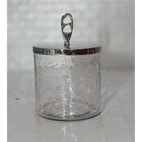 Ensemble de pots à épices en verre et acier inoxydable de luxe avec plateau, récipients modernes pour assaisonnements de cuisine, sucrier pour la maison, l'hôtel et le restaurant