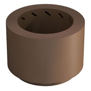 Brasero portable sans fumée pour jardin, patio, pique-nique, avec pique-foyer pour camping, en acier bronze - Product Image 1