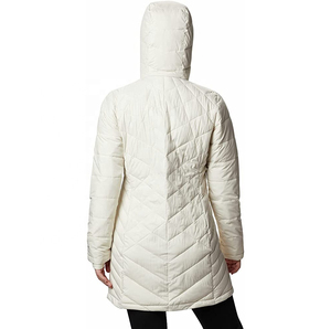 Chaqueta de Invierno para Mujer, Estilo Ecuestre, Acolchada, con Cuello Alto, Manga Larga, Transpirable, con Patrón Geométrico, SHORT SIGN - Product Image 4