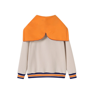 Sudadera con Capucha Personalizada de la Universidad de Lincoln, Sudadera Universitaria con Contraste de Color Neutro y Aplique de Logotipo Personalizado para Hombre - Product Image 2