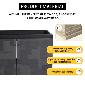 Pannello porta mobiletto bagno da 30 pollici (solo pannello porta) - Soluzione per riporre cappotti da donna - Product Image 2