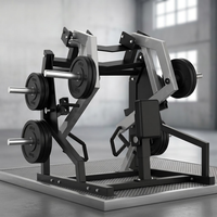 Appareil de musculation ergonomique à quatre positions avec plaque de résistance en acier et tablettes suspendues