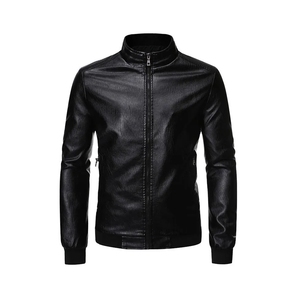 <b>Men</b> Leather Jacket Stylish Slim Fit Breathable Top Demanded High Grade Leather Jackets for Winter Fashion Leather Jackets - Product Image 6