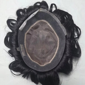 Peluca de Cabello Humano Mono de Primera Calidad Austrian Taz Hair Bangladesh con Estilos Naturales y Ondas Profundas - Product Image 1