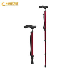 Bastón de Caminar Ajustable de 5 Secciones con Mango en T y Punta de Goma, Capacidad de 250 Libras, Superventas - Product Image 2