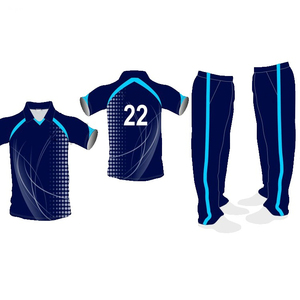 เสื้อคริกเก็ตแบบกำหนดเอง ชุดกีฬาซับลิเมชั่น ดีไซน์เรียบง่าย เสื้อโปโลเนื้อผ้าเบา - Product Image 2