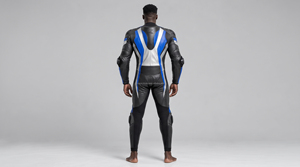 Combinaison de motard en cuir, vêtements de compétition pour moto, panneaux résistants à l'abrasion, vêtements professionnels pour motards, combinaison de motard en cuir - Product Image 3