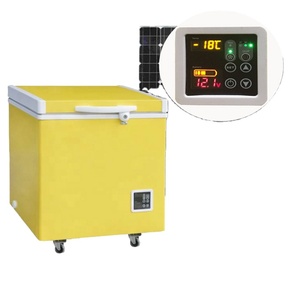 Congélateur solaire 12V à ouverture par le haut avec porte en mousse, mini-congélateur coffre pour viande, voiture et vélo - Product Image 2
