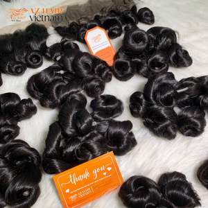 ผมมนุษย์หยิกเป็นลอนสำหรับเด็กผู้หญิงผมธรรมชาติแบบ100% จากเวียดนาม - Product Image 2