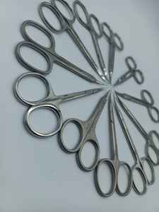 Ciseaux à cuticules de qualité supérieure, lames courbées en acier inoxydable multi-usages - Ciseaux de manucure pour ongles, sourcils, cils - Product Image 3