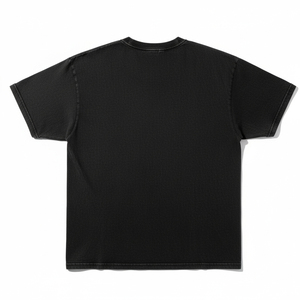 Camiseta Retro de Estilo Cuadrado para Hombre, Lavado Ácido, Tejido Pesado, Hombros Caídos, Estilo Urbano, Impresión de Logotipo Personalizado, Camiseta Lisa en Blanco - Product Image 3