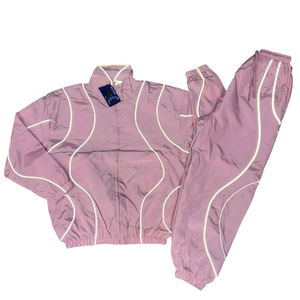 Conjunto de Chaqueta y Pantalones Deportivos de Invierno para Hombre, Personalizado, con Ribete Reflectante, Estilo Urbano, Ligero y Resistente al Viento - Product Image 6
