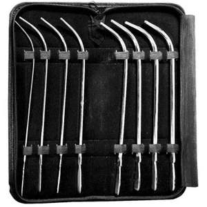 ชุดขยายท่อปัสสาวะ 12 ชิ้น ทำจากสแตนเลสสตีล Hegar Dilator เครื่องมือผ่าตัดแบบใช้มือ ใช้ซ้ำได้ ได้รับมาตรฐาน CE โดย Dentavex - Product Image 4