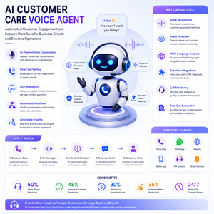 Agent d'intégration vocal IA pour Salesforce : conversations téléphoniques automatisées, gestion des données client, flux de travail Vente et Service - Product Image 1