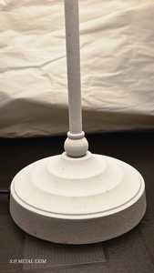 Vintage White Metal <b>Table</b> Lamp <b>Antique</b> Desk Light for Bedroom Living Room Decorative <b>Bedside</b> Reading Lamp - Product Image 5