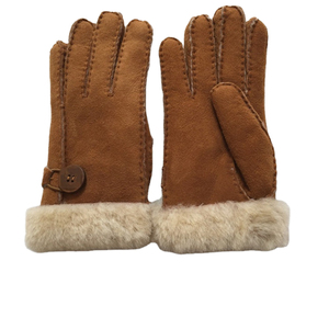Guantes de lana para mujer con puños de lana para invierno |   Guantes Térmicos de Punto Suaves y Cálidos con Detección Táctil para Deportes al Aire Libre y Uso Diario - Product Image 4