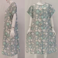 Vestido de verano para mujer con botones, material fresco, cómodo de llevar, no se desvanece fácilmente, ideal para relajarse todos los días.