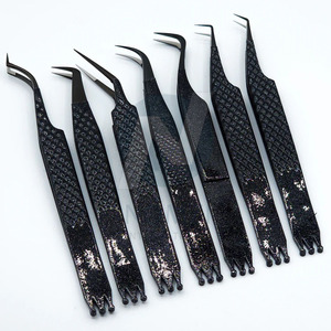 Pinzas de Acero Inoxidable Puntiagudas de Alta Calidad para Extensión de Pestañas, Gran Volumen de Ventas - Product Image 5