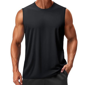 Camiseta sin mangas personalizada para hombre, ropa de calle, ropa de gimnasio, chaleco sin mangas, sublimación, culturismo, algodón, camiseta sin mangas para hombre - Product Image 3