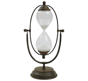Hot Selling Chrome Finished <b>Sand</b> <b>Timer</b> Made of Metal & Glass Eye Catching Modern <b>Sand</b> <b>Timer</b> With Stand Home Decor Hot Arrival - Product Image 2