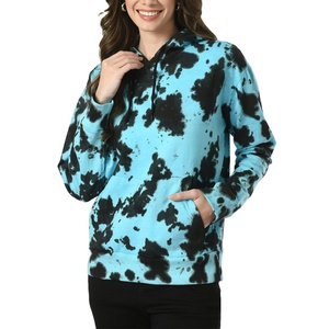 Sweat à capuche en molleton tie-dye brodé pour homme, haute qualité, coupe ample, 100 % coton, fabrication pakistanaise, collection 2024 - Product Image 2