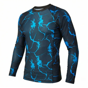 Premium Sublimation <b>Compression</b> Rash Guard for Men <b>Women</b> BJJ No Gi Training Sports Apparel - Product Image 2