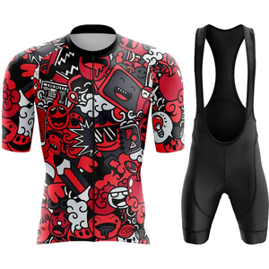 Maillot de cyclisme personnalisé 100 % polyester, respirant, écologique, séchage rapide, fourniture OEM, uniforme sportif imprimé pour adulte – Meilleures ventes - Product Image 3