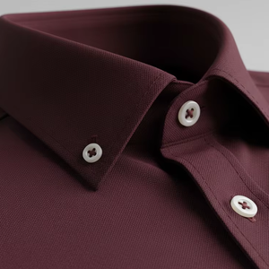 Camisa de Negocios Premium para Hombre, Manga Larga, Corte Ajustado, Mezcla de Algodón, Ropa Formal de Oficina, OEM, ODM, Logotipo Personalizado, Suministro al por Mayor - Product Image 5