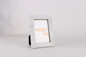 Premium Handmade <b>White</b> Marble Photo <b>Frame</b> Lightweight & for Elegant Natural Stone for Home Decor Office Display & Gifts - Product Image 2