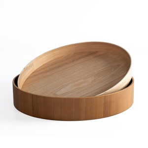 Plateau en bois artisanal avec motifs indiens traditionnels pour emballage cadeau de luxe ou décoration d'intérieur haut de gamme - Product Image 3