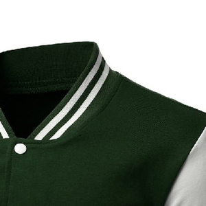 Wholesale Clothing Manufacturers Streetwear Letterman Varsity Jacket Custom <b>plain</b> Bomber winter Jacket - Product Image 4
