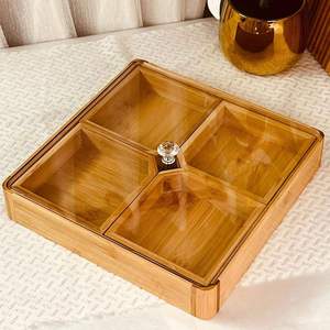 Handmade Eco-Friendly Polished Round Wooden Tableware Candy & Chocolate <b>Box</b> with Lid for Home/Wedding Gifts - Product Image 6