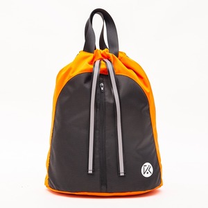 Sac à dos orange avec cordon de serrage, sac à dos de fitness pour l'extérieur, sac de basket-ball simple, sac de loisirs - Product Image 1