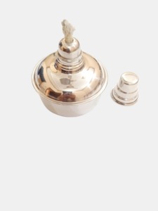 Medical Grade Stainless Steel <b>Spirit</b> Burner Zenvora Manual Dental Lab Alcohol Lamp CE Approved Surgical Dental Instruments - Product Image 4
