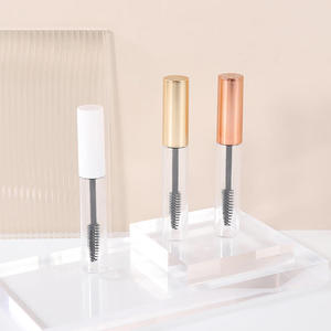 Los Fabricantes Suministran Envases de Tubo Vacío para Rímel de PET Transparente de 10 ml, Botella Cosmética para Pestañas de Alta Calidad con Etiquetado - Product Image 1