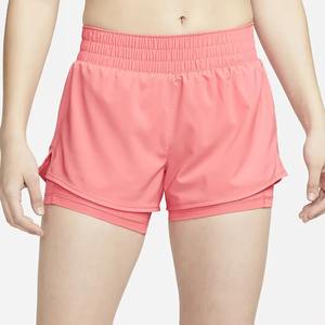 Shorts Deportivos de Doble Capa para Mujer, Cintura Alta, Elásticos, de Secado Rápido, para Correr, Gimnasio, Fitness, Yoga, Verano - Product Image 1