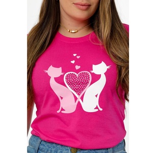 เสื้อยืดพิมพ์ลายคุณภาพสูงสำหรับผู้หญิงไซส์ใหญ่ ทรงหลวม คอกลม แขนสั้น สวมใส่สบายสำหรับฤดูร้อน รับสั่งพิมพ์ลายตามต้องการ จากบังกลาเทศ - Product Image 4