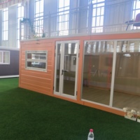 Maison Conteneur de Luxe, Mini-Villa Conteneur Capsule pour l'Extérieur, Maison Conteneur Préfabriquée avec Salle de Bain