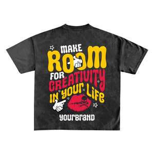 Custom digital and screen printing t-shirts men oversized multi color DTF printed <b>tshirts</b> short sleeve street wear DTG t shirts - Product Image 1