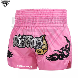 Vêtements de boxe et d'arts martiaux imprimés par sublimation OEM ODM, 100% polyester, confortables, best-sellers, nouveaux produits, shorts de Muay Thai - Product Image 6