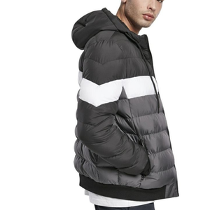 Blouson matelassé oversize trois tons, chaud et stylé pour l'hiver, style décontracté urbain - Product Image 3