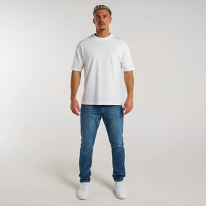 Custom Men 100% Cotton <b>Denim</b> <b>Material</b> Custom Made Baggy Pants Manufacturer Streetwear Men's Wide Leg Jeans Jean Large - Product Image 4