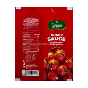 Bolsas de Plástico de Calidad Premium, Multi-Grado Alimenticio, Impresas en Huecograbado, con Sellado Central, Bolsas Laminadas para Salsas, Impresión Personalizada - Product Image 1